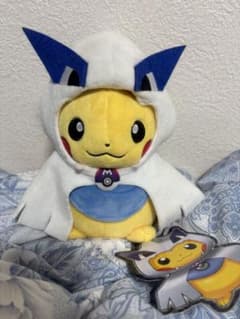 ルギアのポンチョを着たピカチュウ ポケモンセンター ピカチュウ ぬいぐるみ ポケモンセンター ぬいぐるみ ルギアのポンチョを着たピカチュウ