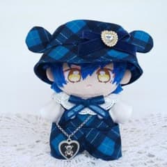 あんスタ いつぬい ぬい服 耳付きバケハサロペット 青 - メルカリ