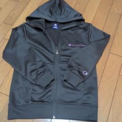 Champion ダークグレー フルジップパーカーのサムネイル