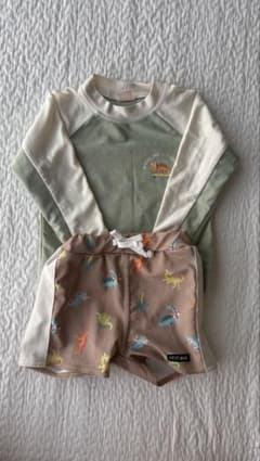petit main 恐竜柄 ラッシュガード 水着 80cmのサムネイル