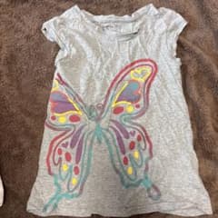 GapKids 蝶々柄 半袖Tシャツ 130cmのサムネイル
