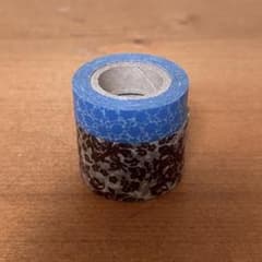 マスキングテープ 2種セット 花柄 ブルー まとめ売りのサムネイル