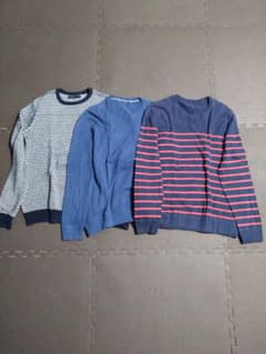 ３枚まとめ売り　ニットセーターのサムネイル