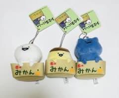 お文具といっしょ お文具さん　プリンさん　猫さん　みかん箱入りマスコット