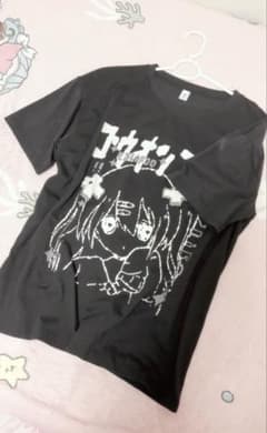 地雷系 量産型 トップス Tシャツ 黒 かわいいのサムネイル