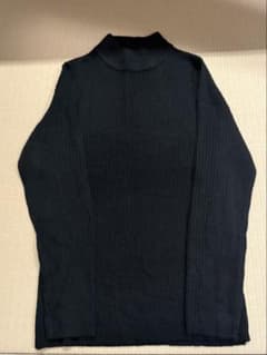 【美品】JUNOAH プチハイネックリブニット(ブラック)のサムネイル
