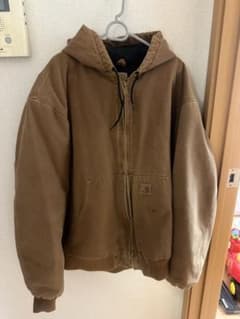 Carhartt ダック地 アクティブジャケット ブラウンのサムネイル