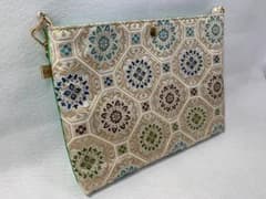 ショルダーバッグ　サコッシュ　グリーン　スマホバッグ　金蘭　ハンドメイド(49)