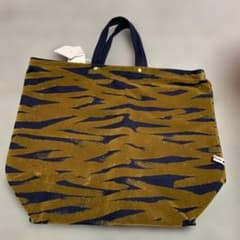 mina perhonen ブラウン つばめ柄トートバッグ mina perhonen puskaゼブラ柄トートバッグ新品未使用 - メルカリ