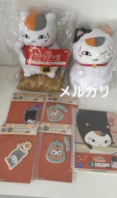 나츠메 친구장 프리치 옷입기 냥코 선생님 7점 세트 1번 복권 라스트원 초대 고양이