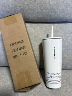 STARBUCKS ステンレスタンブラー ストロー付きのサムネイル