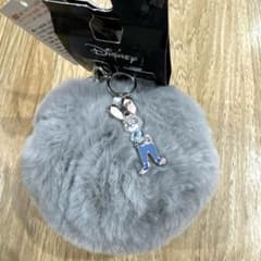 新品 ディズニー ズートピア ジュディ しっぽ チャーム キーホルダー