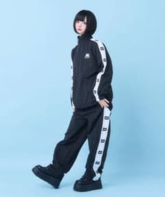 Hauls ネ申おナイロンセットアップ 黒 はうるずのサムネイル