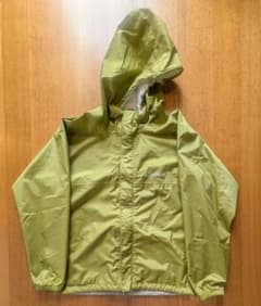 mont-bell レインスーツ 上下セット ライムグリーン 150のサムネイル