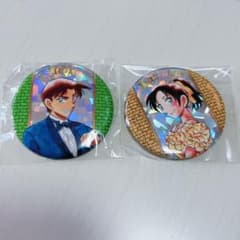 名探偵コナン コナン展 缶バッジ 服部平次 遠山和葉 - メルカリ