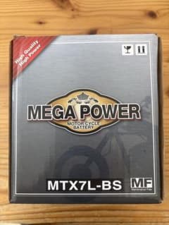 MEGA POWER MTX7L-BS バッテリー