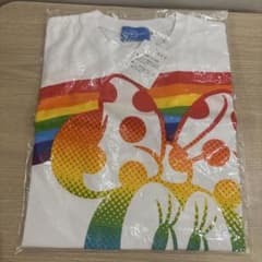도쿄 디즈니 리조트 티셔츠 레인보우 미니