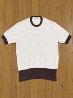 Bryceland's スキッパーT クリーム×ブラウン 40のサムネイル