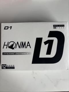 新品未使用 HONMA D1 ゴルフボール ホワイト 1ダース 12球のサムネイル