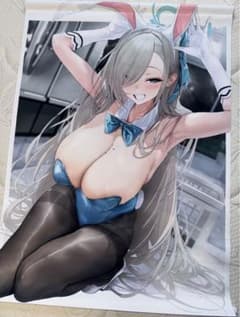 ブルーアーカイブ　バニーアスナのめくれるタペストリー　晃田ヒカのサムネイル
