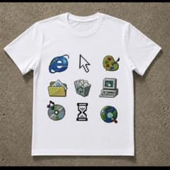T셔츠 y2k opium archive 그런지 00s 반소매 화이트