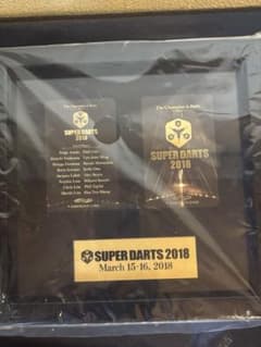 SUPER DARTS 2018 記念ダーツライブカード 額装セット SUPER DARTS 2018 記念ダーツライブカード 額装セット - メルカリ