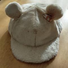 ディズニー　プーさん　帽子　もこもこのサムネイル