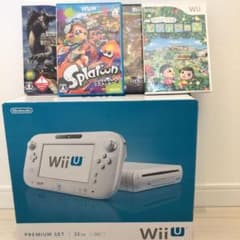 美品　Nintendo Wii U WII U プレミアムセット SHIROのサムネイル