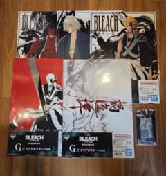 一番くじ BLEACH E賞 黒崎一護 斬魄刀メタルチャーム クリアポスターのサムネイル