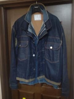 sacai レイヤードデニムジャケット 20-02263M サイズ2 綾野剛着 - メルカリ