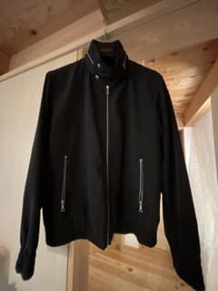 dries van noten 21aw ブラックナイロンジャケット - メルカリ