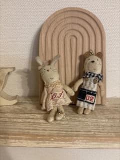 icchiさん　くまごろうさんとバニ子さんのキーホルダーのサムネイル