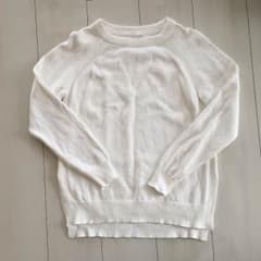 gu 白ニット Lサイズのサムネイル