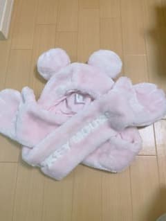 ディズニー　マフラーキャップ　ピンクのサムネイル