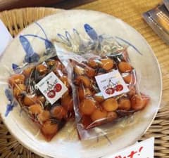 山形寒河江産　さくらんぼ梅干しのサムネイル