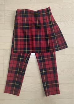 【COMME des GARÇONS】タータンスカートトラウザーズパンツのサムネイル