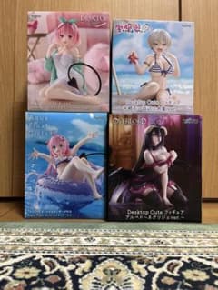 미소녀 피규어 4점 세트 TAITO 정리 판매