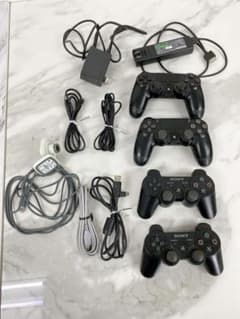 ジャンク】PS4 PS3 コントローラー ケーブルセット SONY ソニー - メルカリ