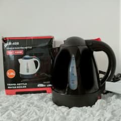 未使用品 SM-408 旅行用電気ケトル 1.0L 12V 150W 黒のサムネイル