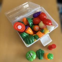 プラスチック製果物と野菜のセット