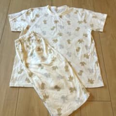 新品未使用 犬柄 パジャマ 上下セット 160のサムネイル