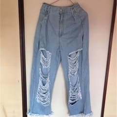 WEGO クラッシュデニムのサムネイル