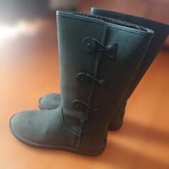 UGG ロングブーツ ベイリーボタン トリプレット ブラック 23cm 美品