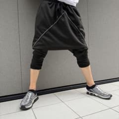 サルエル パンツ スウェット 黒 ブラック スキニー ストレッチ 検 GACKT サルエル パンツ スウェット 黒 ブラック スキニー ストレッチ 検