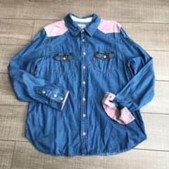 チチカカ　デニムシャツ　サイズLのサムネイル