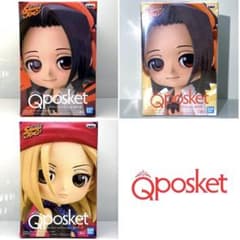 [미품] Qposket 샤먼 킹 피규어 아사쿠라 잎 & 공산 안나