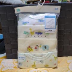 ノースリーブロンパース肌着4枚セット 80cmのサムネイル