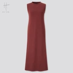 UNIQLO HANA TAJIMA 新品ノースリーブ フレアワンピース Mのサムネイル