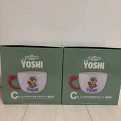 이치 반 쿠지 슈퍼 마리오 with YOSHI C 상 매우 멋진 머그컵 2 개