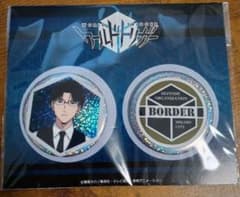 限定】ワールドトリガー 缶バッジセット ＆ スカーフ（二宮・犬飼